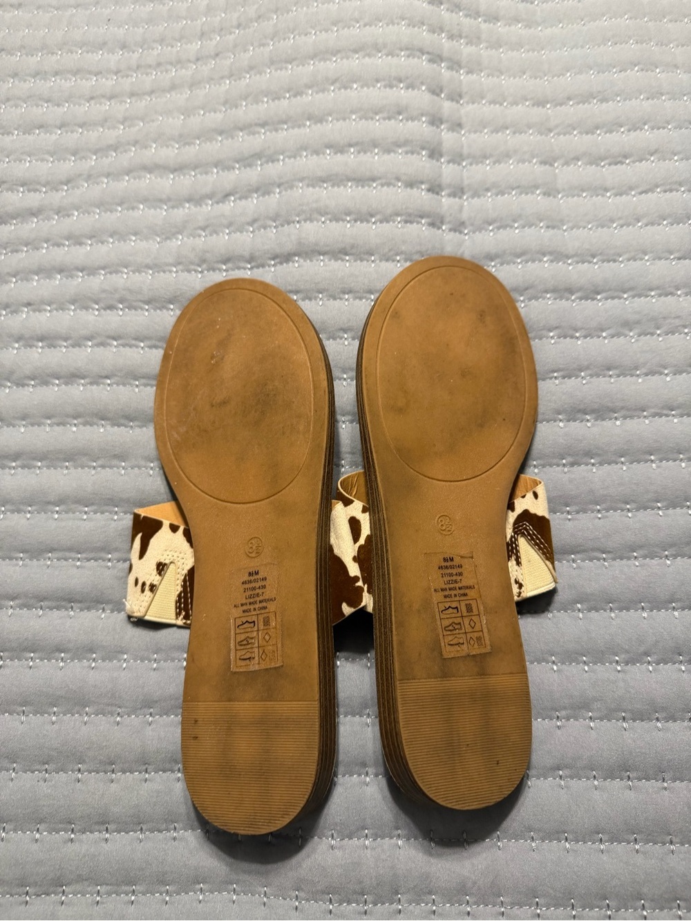 Pierre Dumas Brown Cowprint 8.5 - Picture 5 of 5